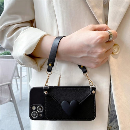 Crossbody Lanyard Necklace Strap Card Holder Mobile Cover (All Models Available)